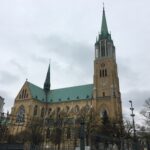Cathedral of Saint Stanislaus Kostka in Łódź, Poland, where Helen Kowalska fled after the 1924 ballroom vision