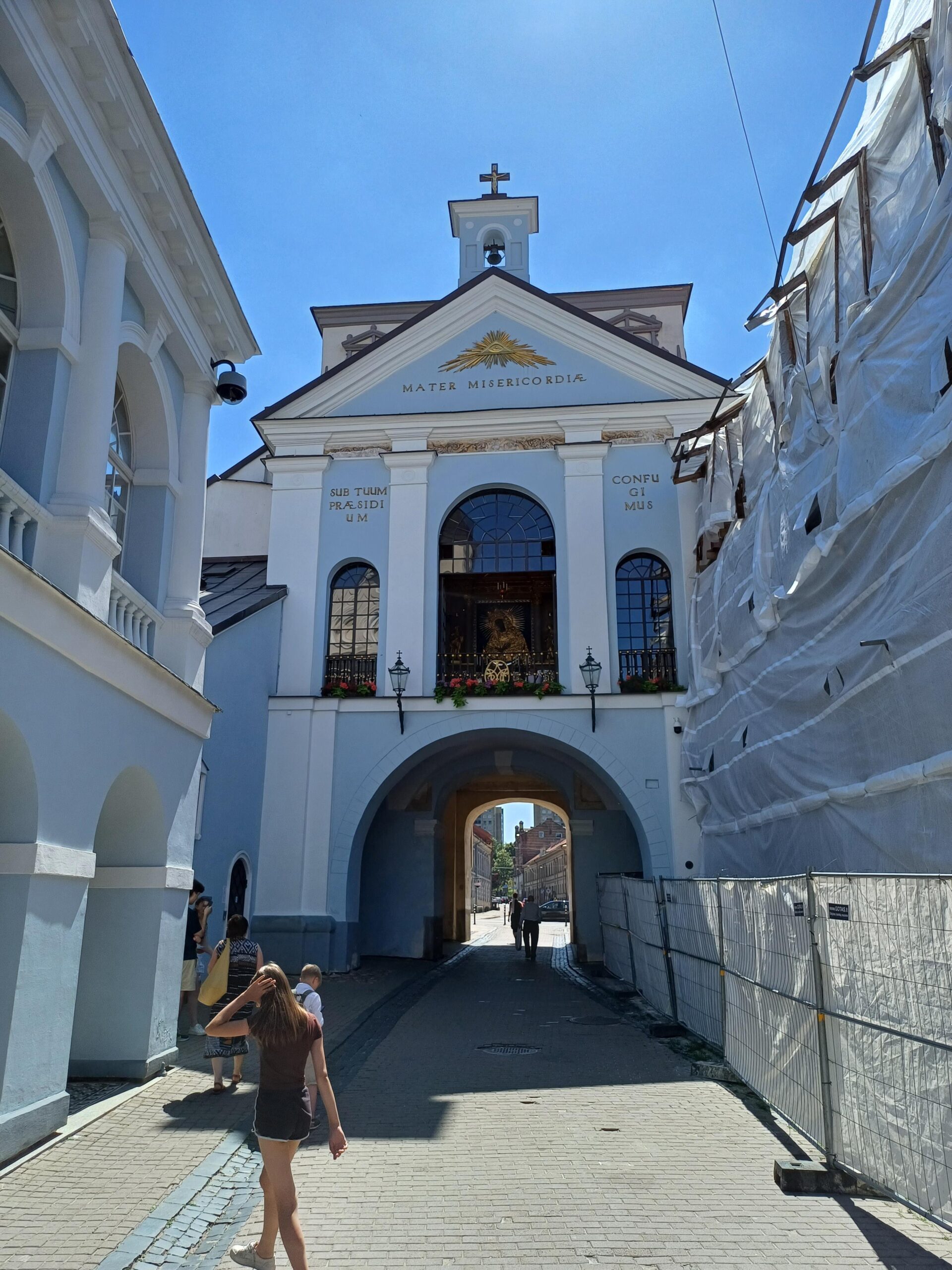 The Gate of Dawn (Ostra Brama) in Vilnius, Lithuania