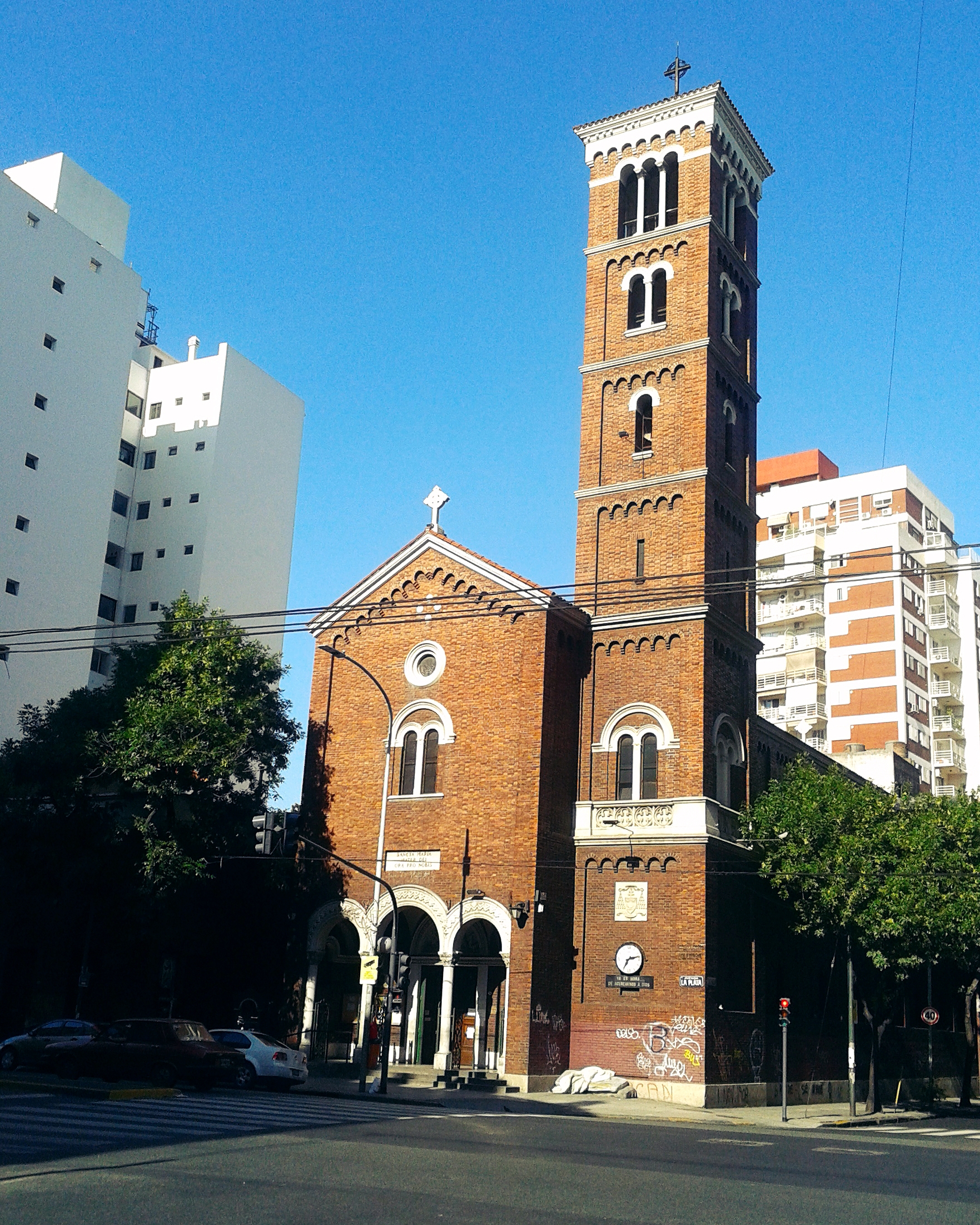 Exterior of the Parish of Santa Maria in Caballito, Buenos Aires where the 1996 Eucharistic Miracle occurred